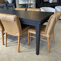 Hartley Double Extension Dining Table - 1.8m - 2.3m - 2.8m - Black