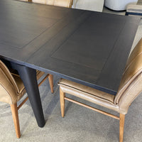 Hartley Double Extension Dining Table - 1.8m - 2.3m - 2.8m - Black