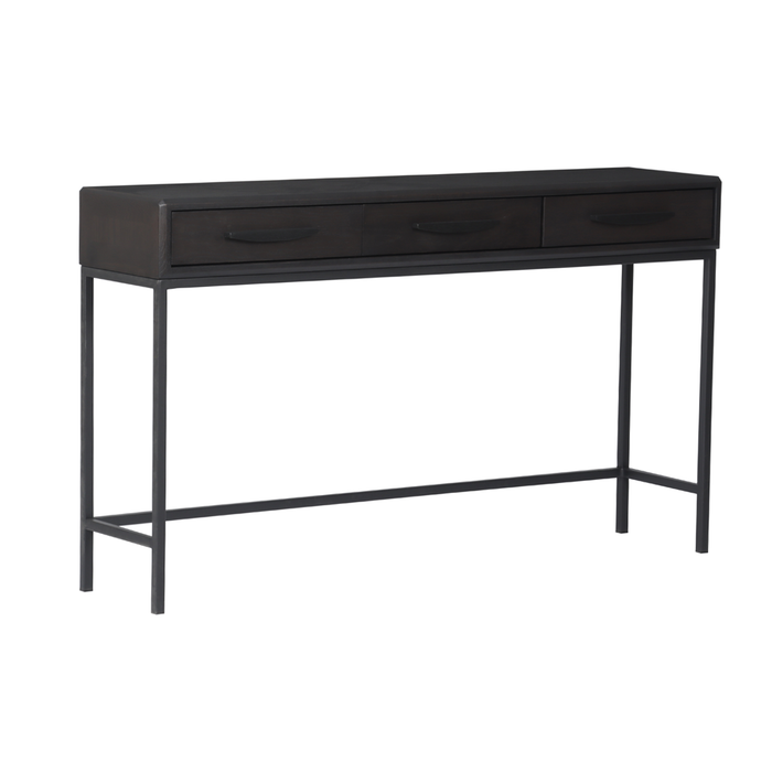 Hartley Console - 3 Drawer - Deep Oak