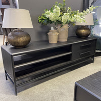 Hartley Entertainment Unit - Deep Oak