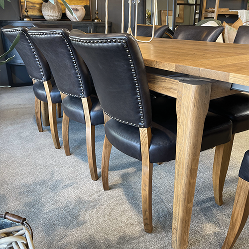 Hartley Double Extension Dining Table - 1.8m - 2.3m - 2.8m - Natural O ...