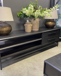 Hartley Entertainment Unit - Deep Oak