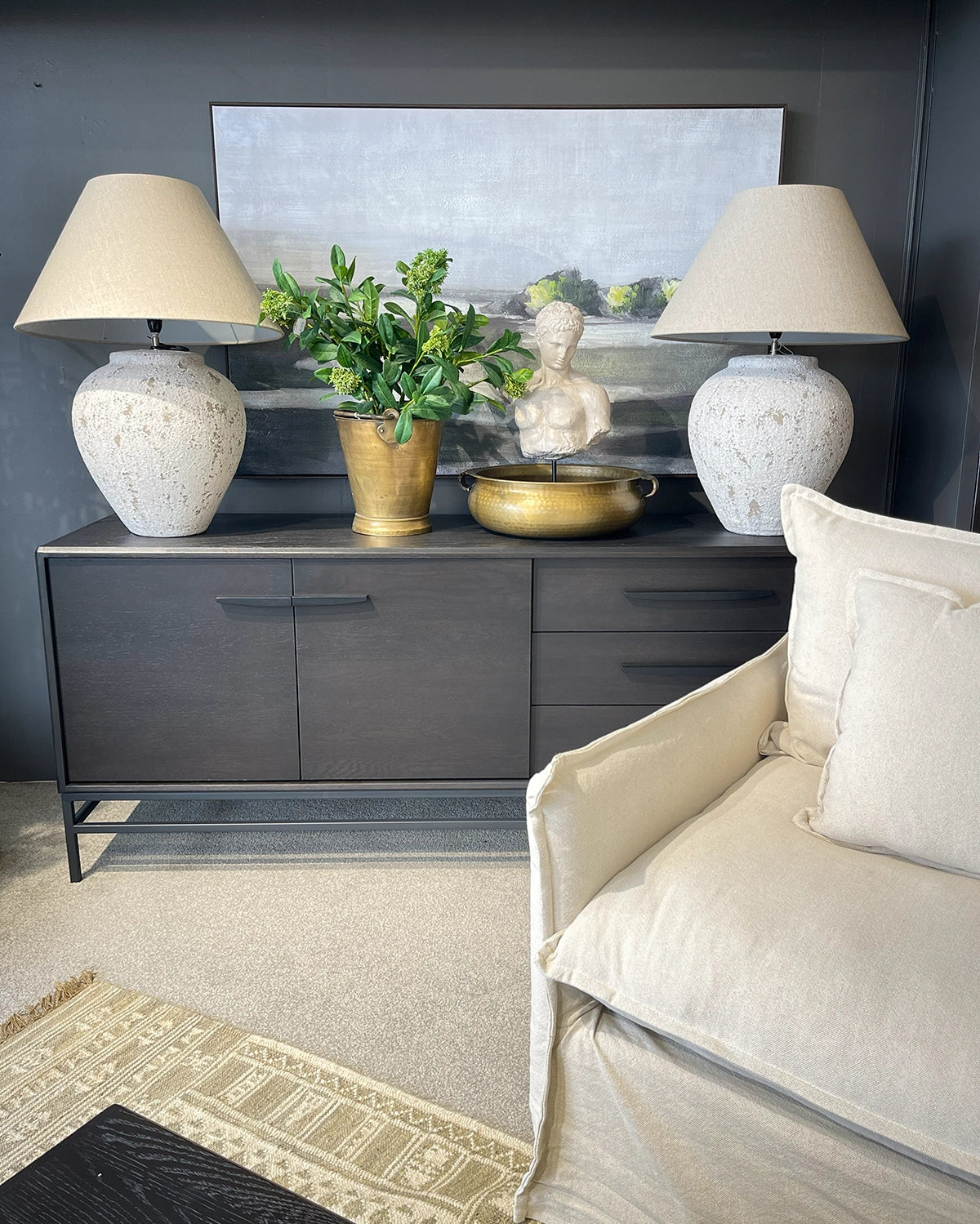 Hartley Sideboard - Deep Oak