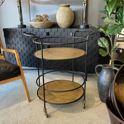 Varadero Brass Drinks Trolley
