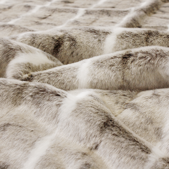 Heirloom NZ Made Faux Fur Throw -  150x220cm - Mountain Rabbit