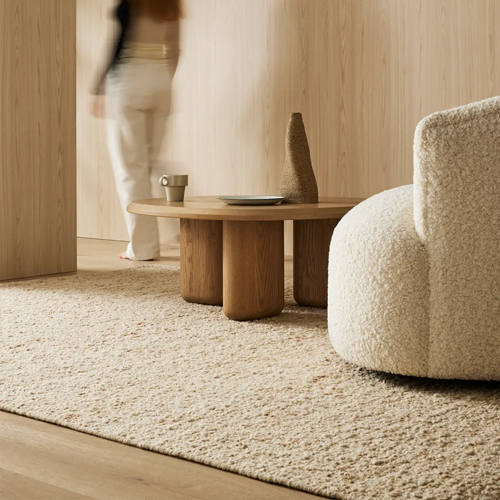 Henley Floor Rug - Ivory - 200cm x 300cm - NZ Wool
