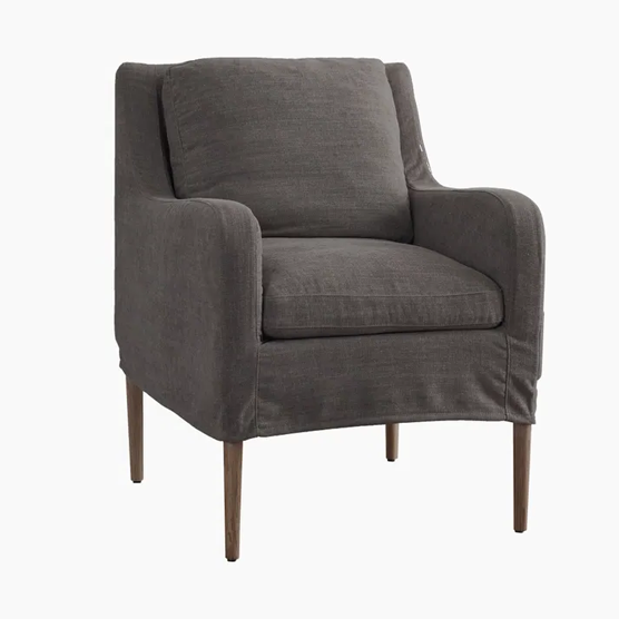 Henry Slip Cover Chair - Grey