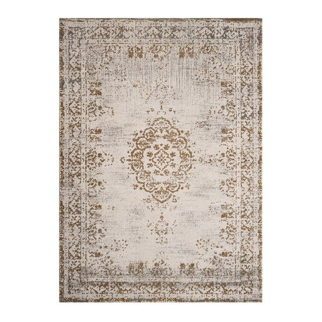 Antalya Turkish Style Floor Rug - Honey/Grey - 240cm x 340cm