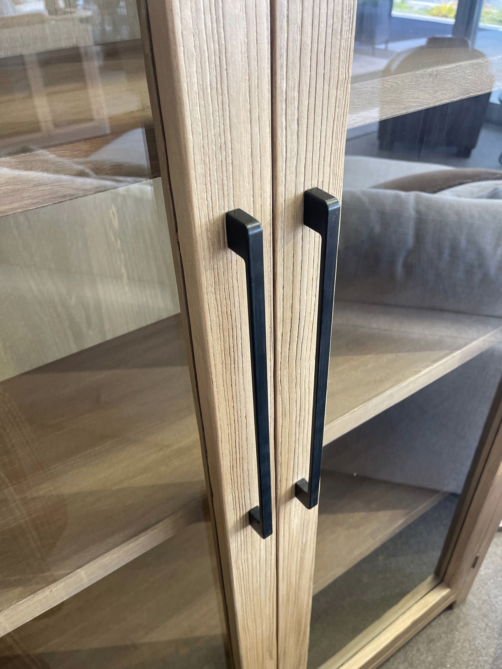 Houston Elm Display Cabinet