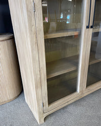 Houston Elm Display Cabinet