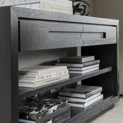 Hunter Console with Drawers – Black