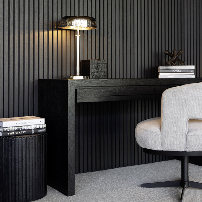 Artwood Hunter Writing Desk - Black