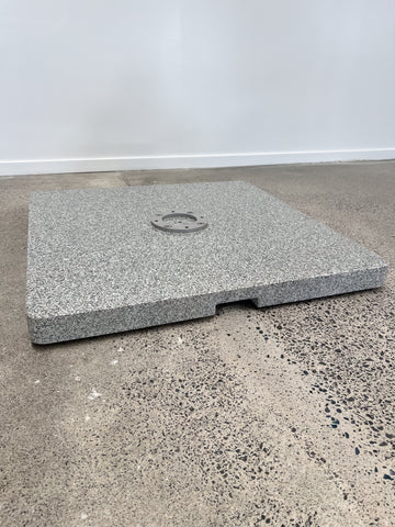 100KG Granite Umbrella Base for Cantilever Umbrellas - with Wheels