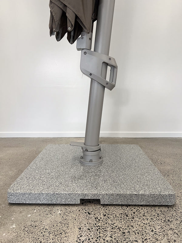 130KG Granite Umbrella Base for Cantilever Umbrellas - with feet