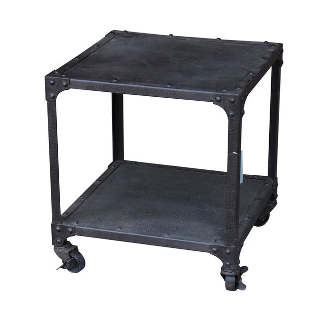 Industrial Metal Side Table