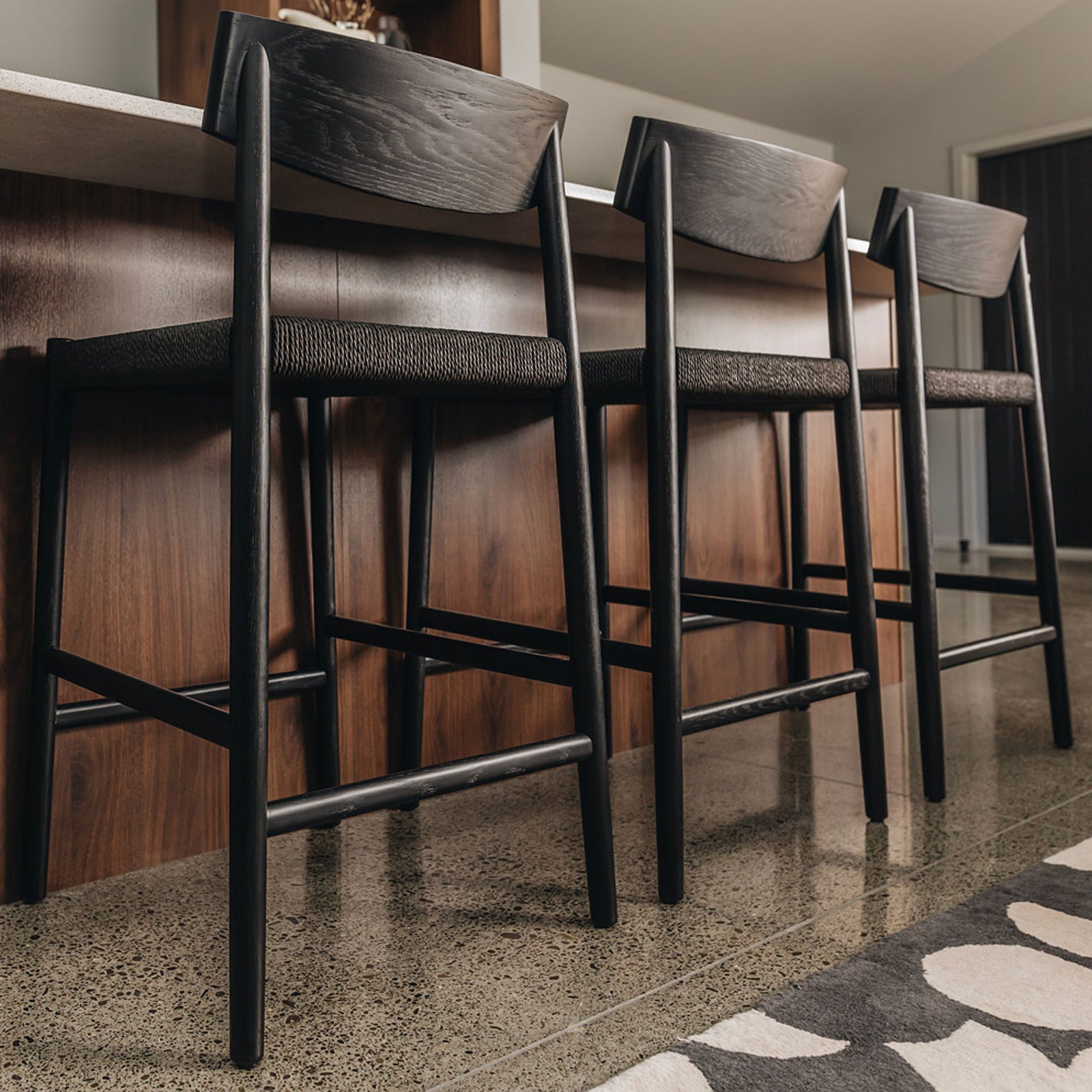 Ingrid Barstool Black