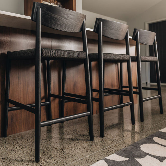 Ingrid Barstool Black