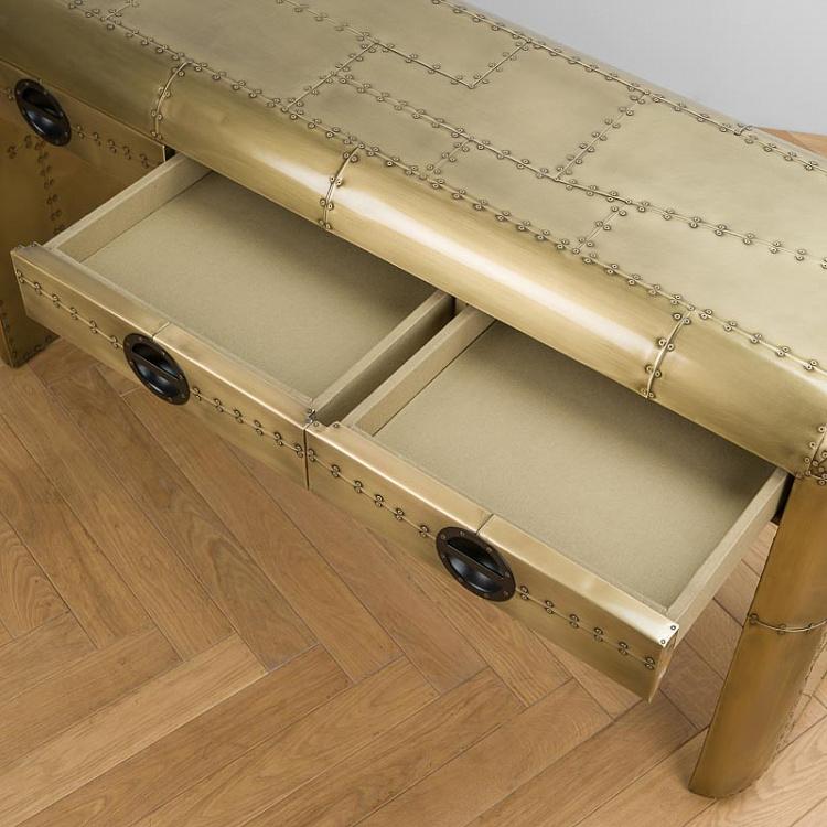 Jet Console - Vintage Brass