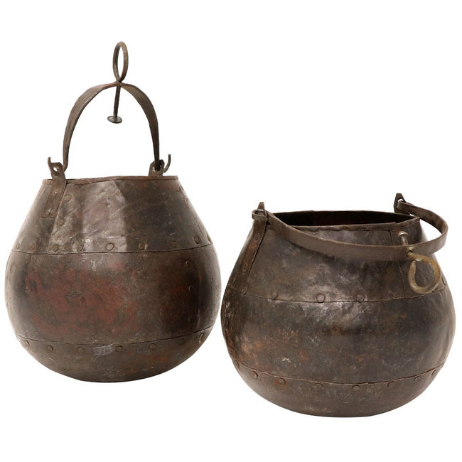 Vintage Iron Dholchi Pot