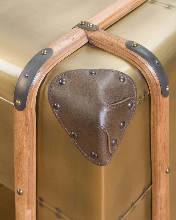 Jet Coffee Table - Aged Brass Finish