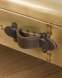 Jet Coffee Table - Aged Brass Finish