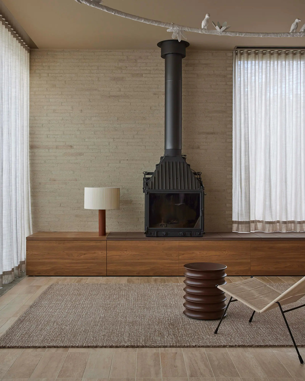 Weave Kaia Floor Rug - Mocha - 200cm x 300cm