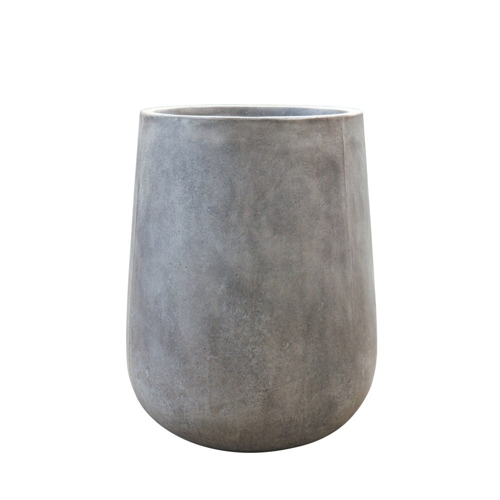 Karamea Weathered Cement Outdoor Planter Pot - Medium