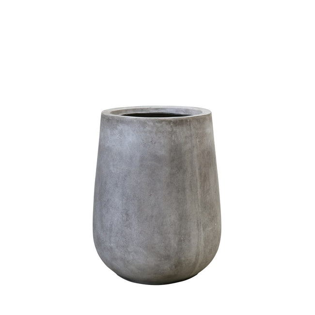 Karamea Weathered Cement Outdoor Planter Pot - Small