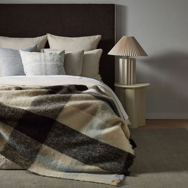 Weave Kinloch NZ Wool Throw - Cocoa