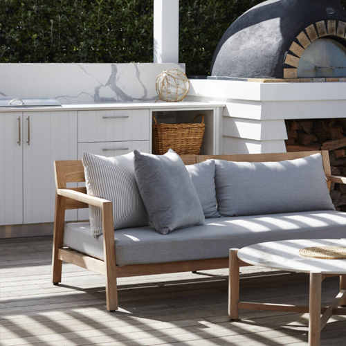 Devon Kisbee Outdoor 2 Seater Sofa  - 'Cast Slate'