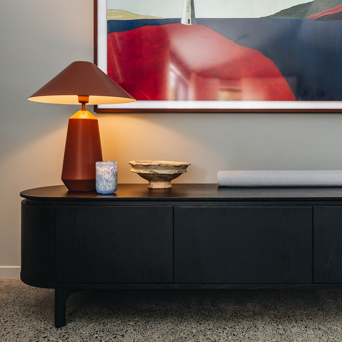 Kontur TV Unit - Black Oak