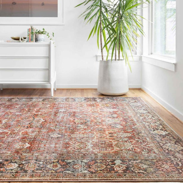 Loloi Layla Floor Rug - Spice/Marine - 1.07 X 1.68M