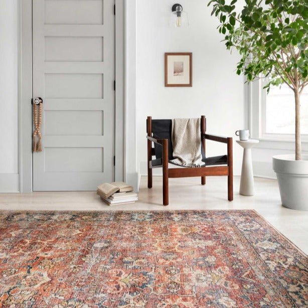 Loloi Layla Floor Rug - Spice/Marine - 1.07 X 1.68M