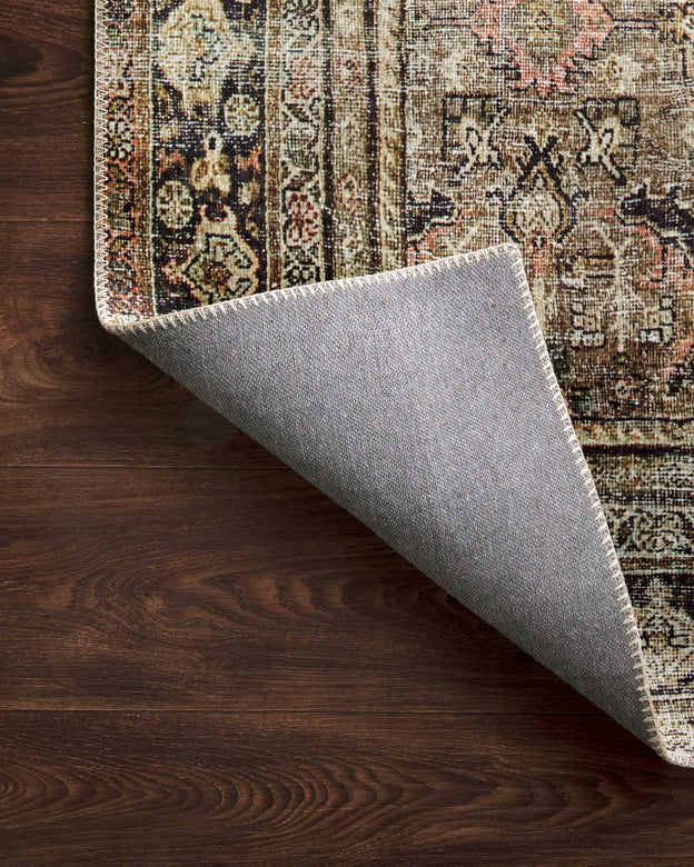 Loloi Layla Floor Runner Rug - Olive/Charcoal - 68CM x 114CM