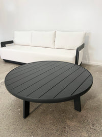 Laguna Round Outdoor Coffee Table - Aluminium