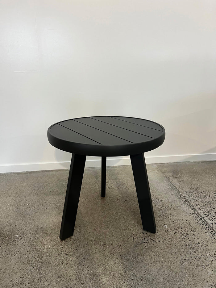 Laguna Round Outdoor Side Table - Aluninium