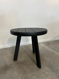 Laguna Round Outdoor Side Table - Aluninium