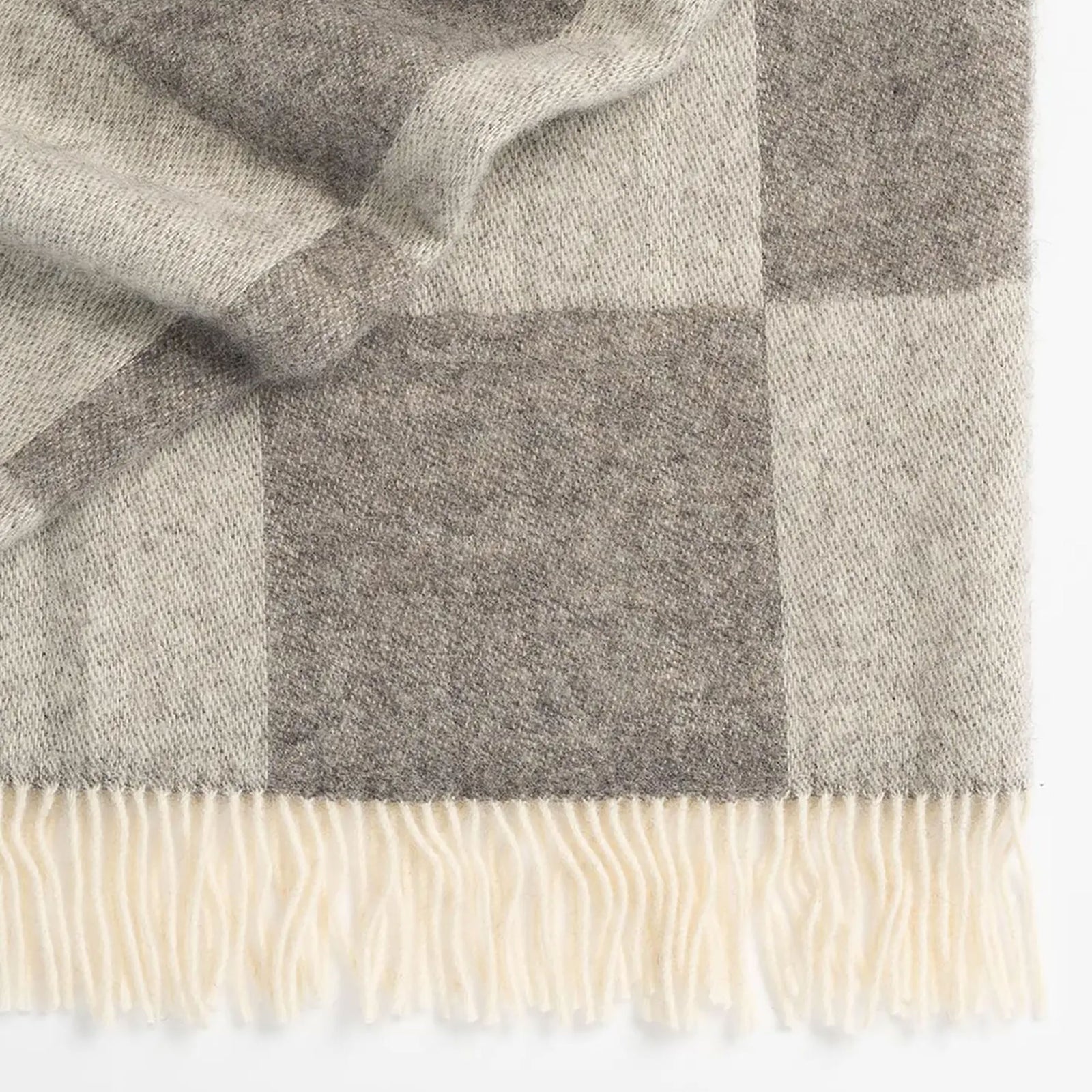 Weave Lake Hayes NZ Wool Throw - Ash