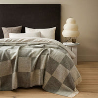 Weave Lake Hayes NZ Wool Throw - Ash