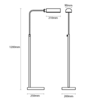 Apartmento Bronze Adjustable Floor Lamp