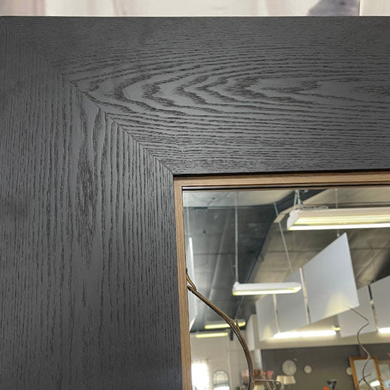 Large Square Black Mirror - 1.4M
