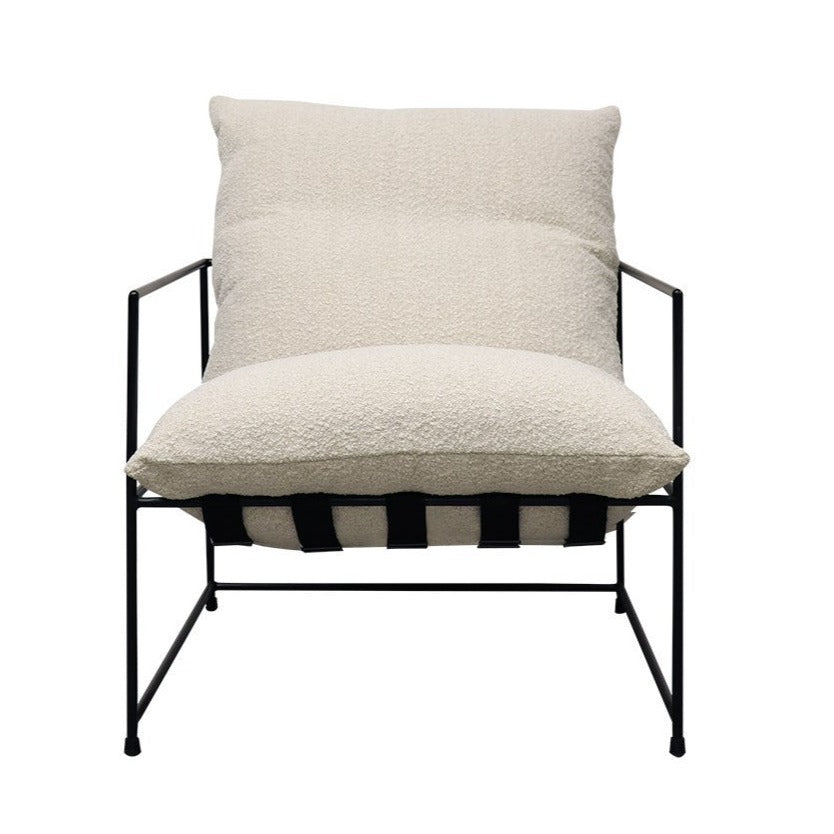 Lauro Club Chair Boucle - Cream