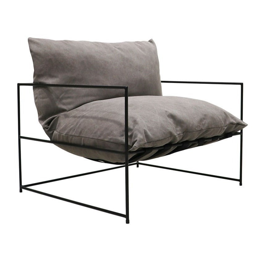Lauro Club Chair Large - Charcoal