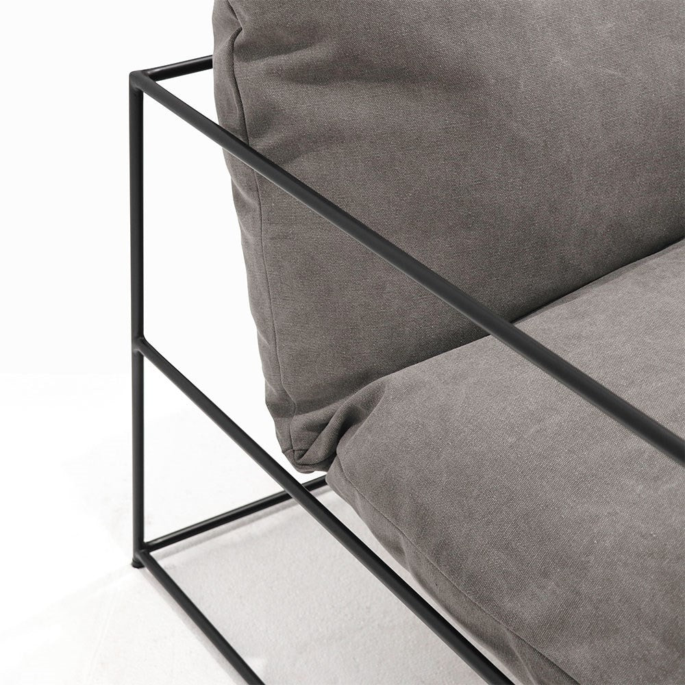 Lauro Club Chair Large - Charcoal