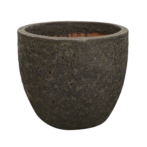 Lava Egg Outdoor Pot - Black - Large