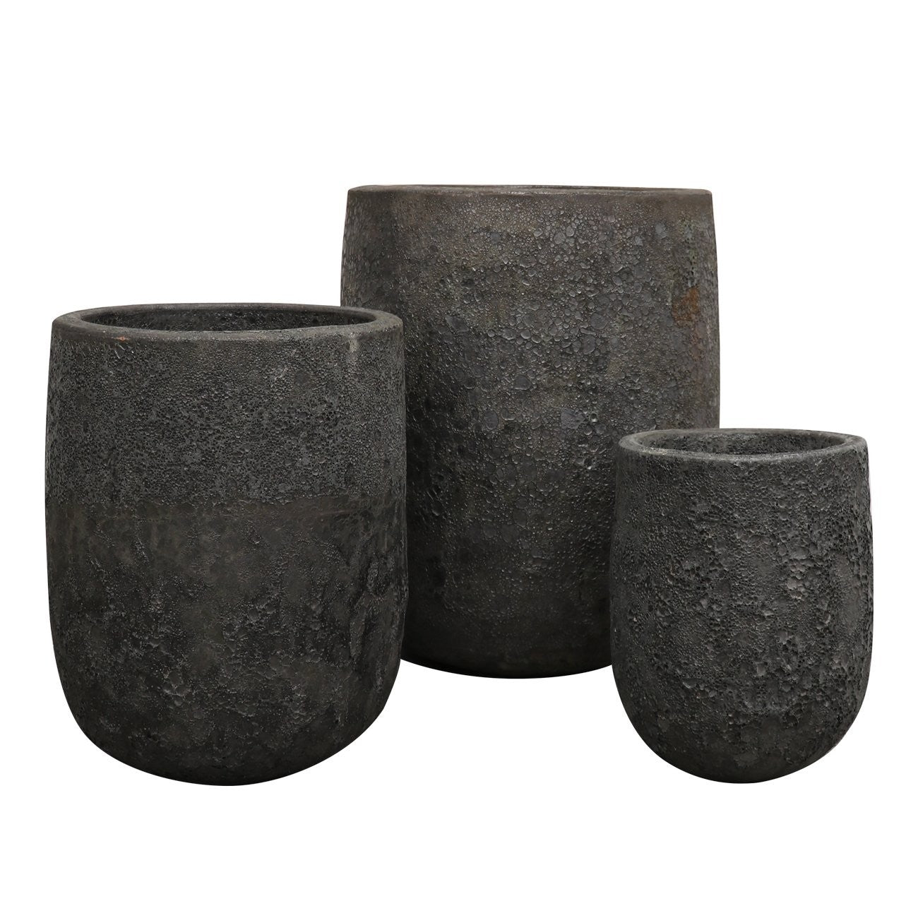 Lava U Outdoor Pot  - Dark - Small