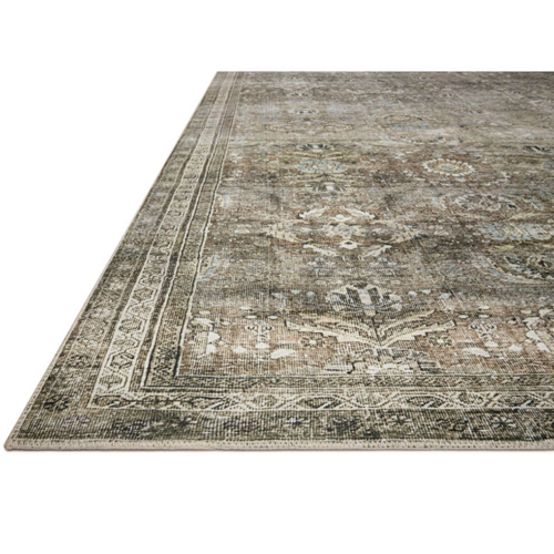 Loloi Layla Floor Rug - Antique Moss - 76CM x 289CM Runner