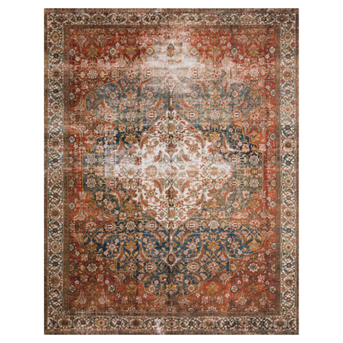 Loloi Layla Floor Rug - Ocean / Multi - 76CM x 198CM Runner