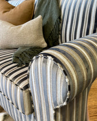 Nottingham 3 + 2.5 Seater Lounge Suite - Lombardi Stripe - NZ Made