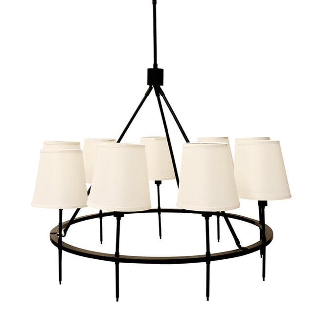 York 9 Light Pendant with Shades